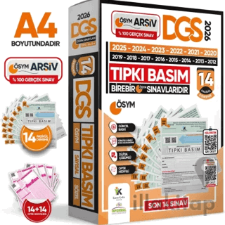 2026 DGS Çıkmış Soru Tıpkı Basım ÖSYM TAM Kitapçık SAY-SÖZ-TM 14lü Deneme D. Çözümlü Türkiye Geneli