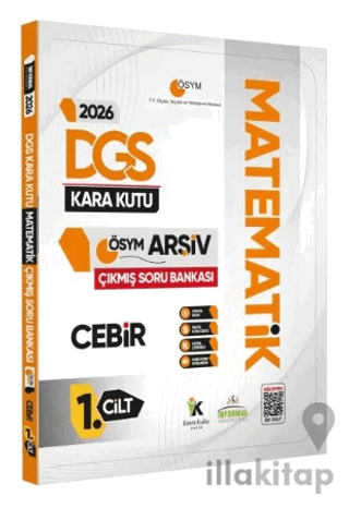 2026 DGS Matematik Kara Kutu 1. Cilt Cebir ÖSYM Çıkmış Soru Bankası Konu Özetli Dijital Çözümlü