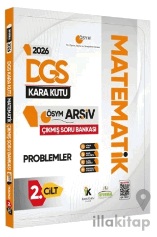 2026 DGS MATEMATİK Kara Kutu 2.Cilt PROBLEMLER ÖSYM Çıkmış Soru Bankas