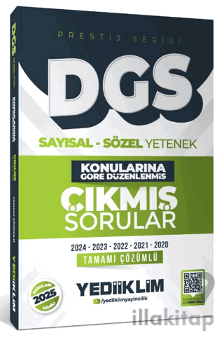2026 DGS Prestij Serisi Sayısal Sözel Yetenek Konularına Göre Düzenlenmiş Tamamı Çözümlü Çıkmış Sorular