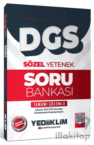2026 DGS Prestij Serisi Sözel Yetenek Tamamı Çözümlü Soru Bankası