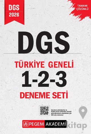 2026 DGS Tamamı Çözümlü Türkiye Geneli 1-2-3 (3'lü Deneme Seti)