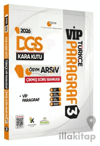 2026 DGS Türkçenin Kara Kutusu PARAGRAF 3 VİP ÖSYM Çıkmış Soru Havuzu 