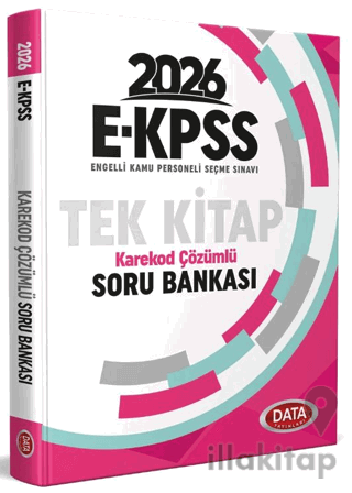 2026 E-KPSS Tek Kitap Soru Bankası Karekod Çözümlü