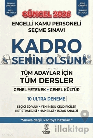 2026 Engelli Kamu Personeli Seçme Sınavı 10 Ultra Deneme