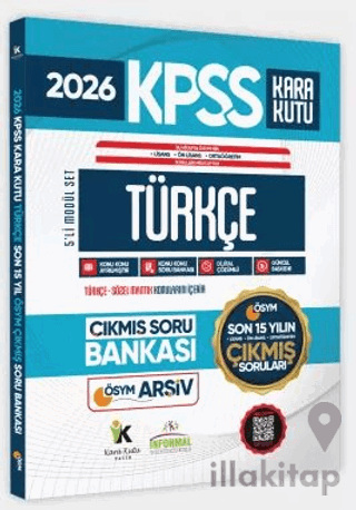 2026 FULLKPSS Lisans-Önlisans-Ortaöğretim Türkçe’nin Kara Kutusu ÖSYM 