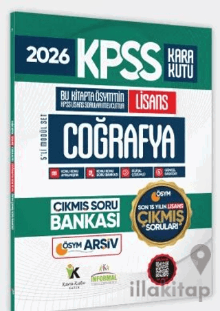 2026 FULLLisans KPSS Lisans Coğrafya Kara Kutu ÖSYM Çıkmış Soru Bankas