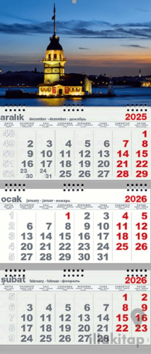 2026 Gemici Takvim - Kız Kulesi