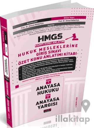 2026 HMGS Anayasa Hukuku Anayasa Yargısı Özet Konu Anlatımı