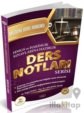 2026 HMGS Hakimlik HUKAL Medeni Usul Hukuku Ders Notları