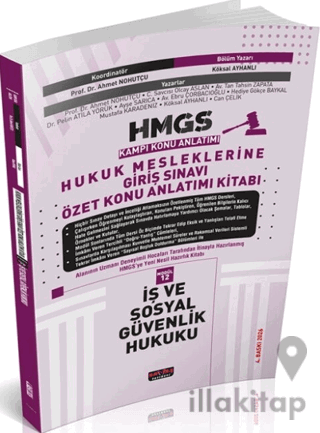 2026 HMGS Özet İş ve Sosyal Güvenlik Hukuku Konu Anlatımı