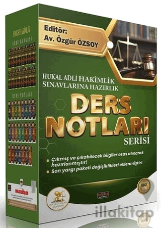 2026 HUKAL Adli Hakimlik Ders Notları Seti