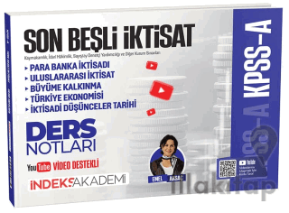 2026 KPSS A Grubu Son Beşli İktisat Video Ders Notları