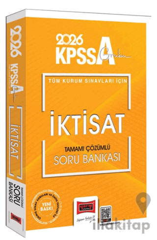 2026 KPSS-A Grubu Tüm Kurum Sınavları İçin İktisat Tamamı Çözümlü Soru Bankası