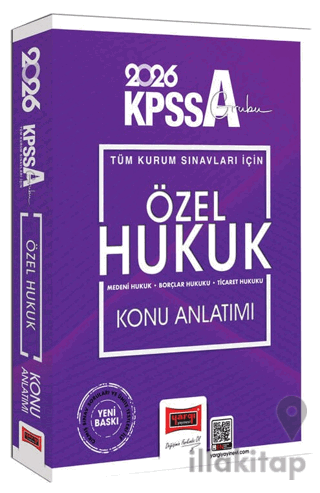 2026 KPSS-A Grubu Tüm Kurum Sınavları İçin Özel Hukuk Konu Anlatımı