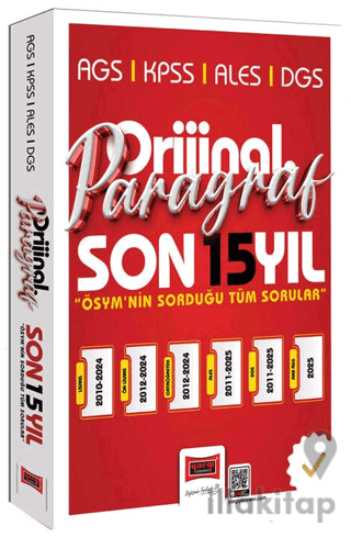 2026 KPSS AGS ALES DGS Orijinal Paragraf 15 Yıl Çıkmış Sorular