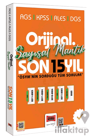 2026 KPSS AGS ALES DGS Orijinal Sayısal Mantık Son 15 Yıl Çıkmış Sorular
