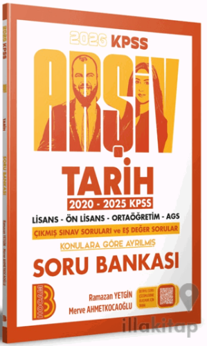 2026 KPSS Arşiv Tarih Soru Bankası