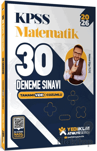 2026 KPSS Atölye Serisi Matematik 30 Deneme Sınavı Tamamı Video Çözüml