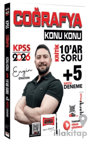 2026 KPSS Coğrafya Konu Konu Kritik 10ar Soru +5 Kritik Deneme Sınavı
