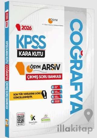 2026 KPSS Coğrafya’nın Kara Kutusu ÖSYM Çıkmış Soru Havuzu Bankası Konu Özetli Dijital Çözümlü