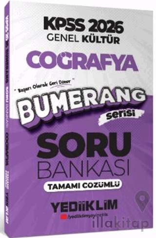 2026 KPSS Genel Kültür Bumerang Coğrafya Tamamı Çözümlü Soru Bankası