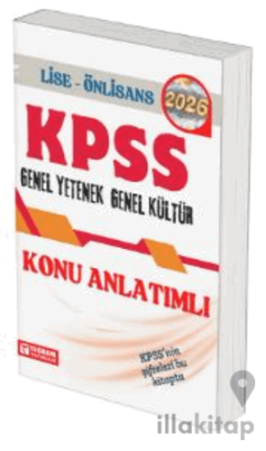 2026 KPSS Genel Kültür Genel Yetenek Lise ve Önlisans Konu Anlatımlı