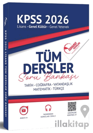 2026 KPSS Genel Kültür Yetenek Tüm Dersler Tek Kitap Soru Bankası