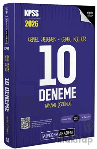 2026 KPSS Genel Yetenek Genel Kültür 10 Deneme Çözümlü