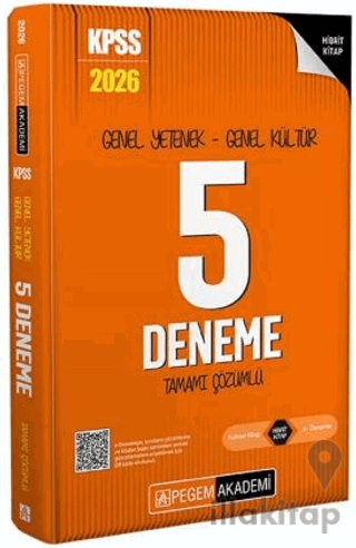 2026 KPSS Genel Yetenek Genel Kültür 5 Deneme Çözümlü