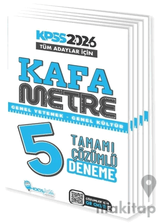 2026 KPSS Genel Yetenek Genel Kültür Kafametre 5 Deneme Çözümlü