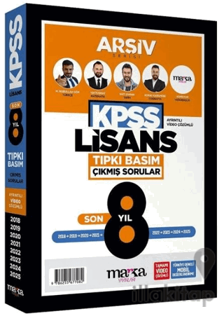 2026 KPSS Genel Yetenek Genel Kültür Lisans Çıkmış Sorular Son 8 Yıl Tıpkı Basım Çözümlü Arşiv Serisi