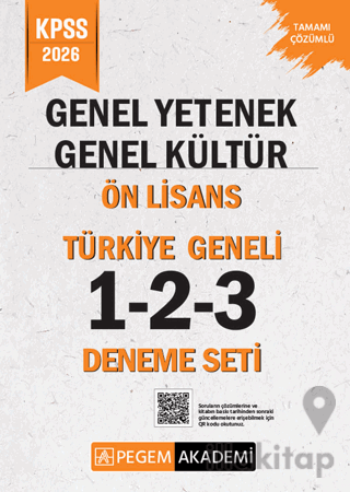 2026 KPSS Genel Yetenek Genel Kültür Lise-Ön Lisans Tamamı Çözümlü Tür