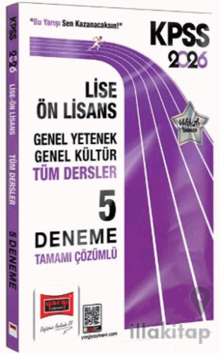 2026 KPSS GK-GY Lise Ön Lisans Tüm Dersler Tamamı Çözümlü 5 Deneme