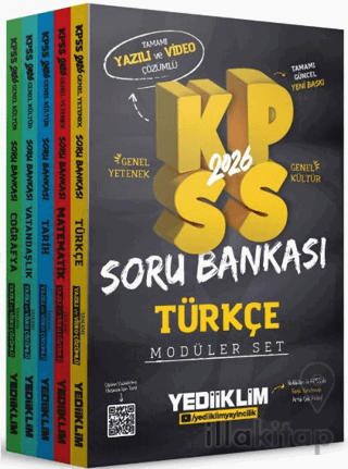 2026 KPSS GY-GK Tamamı Hem Yazılı Hem Video Çözümlü Modüler Set Soru B