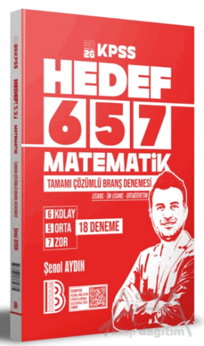 2026 KPSS HEDEF 657 Matematik Tamamı Çözümlü Branş Denemesi