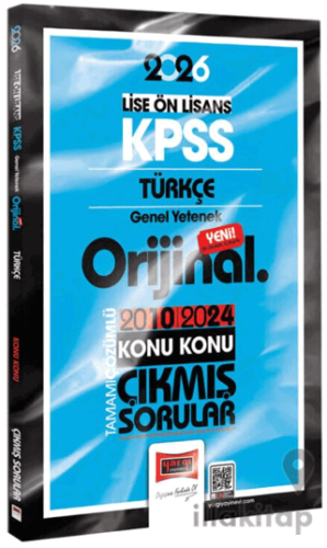 2026 KPSS Lise-Önlisans Türkçe Orijinal 2010-2024 Konu Konu Çıkmış Sor