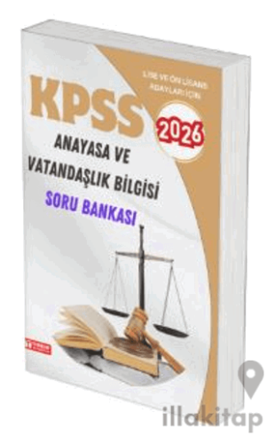 2026 KPSS Lise ve Önlisans Anayasa ve Vatandaşlık Bilgisi Soru Bankası