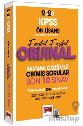 2026 KPSS Ön Lisans GK-GY Fasikül Fasikül Orijinal Tamamı Çözümlü Çıkm