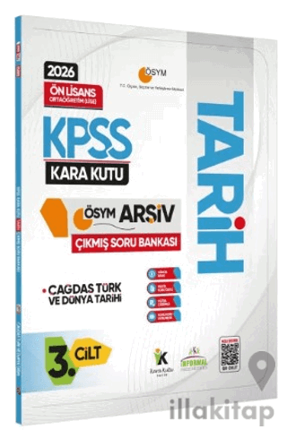 2026 KPSS Önlisans/Ortaöğretim Tarihin Kara Kutusu 3.Cilt ÖSYM Çıkmış Soru Bankası Konu Özetli Çözümlü