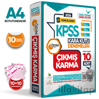 2026 KPSS Ortaöğretim Genel Kültür Genel Yetenek ÖSYM Çıkmış Karma Karakutu 10lu Deneme D.Çözümlü