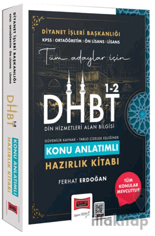 2026 KPSS - Ortaöğretim - Ön Lisans - DHBT 1-2 Tüm Adaylar İçin Konu Anlatımı Hazırlık Kitabı