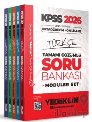 2026 KPSS Ortaöğretim Ön Lisans Genel Yetenek Tamamı Çözümlü Soru Bank