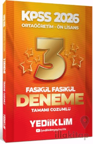 2026 KPSS Ortaöğretim - Önlisans Genel Yetenek Genel Kültür Tamamı Çöz