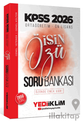 2026 KPSS Ortaöğretim-Önlisans İşin Özü Tek Kitap Soru Bankası