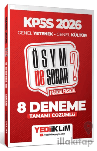 2026 KPSS ÖSYM NE SORAR Genel Yetenek Genel Kültür Tamamı Çözümlü Fasi