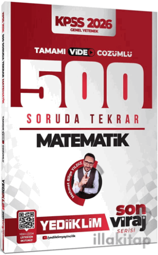 2026 KPSS Son Viraj Serisi Matematik Tamamı Video Çözümlü 500 Soruda G