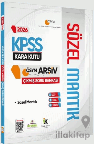 2026 KPSS Sözel Mantık Kara Kutu ÖSYM Çıkmış Soru Havuzu Bankası Konu Özetli Dijital Çözümlü