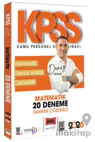 2026 KPSS Tamamı Çözümlü Matematik 20 Deneme