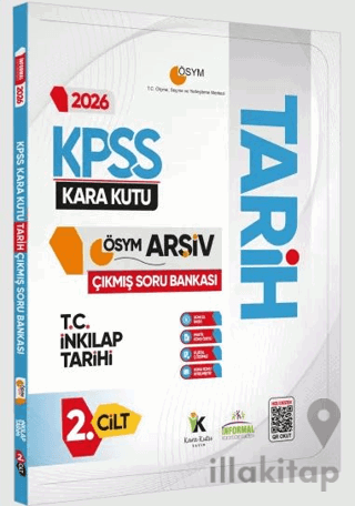 2026 KPSS Tarihin Kara Kutusu 2. Cilt ÖSYM Çıkmış Soru Havuzu Bankası Konu Özetli Dijital Çözümlü